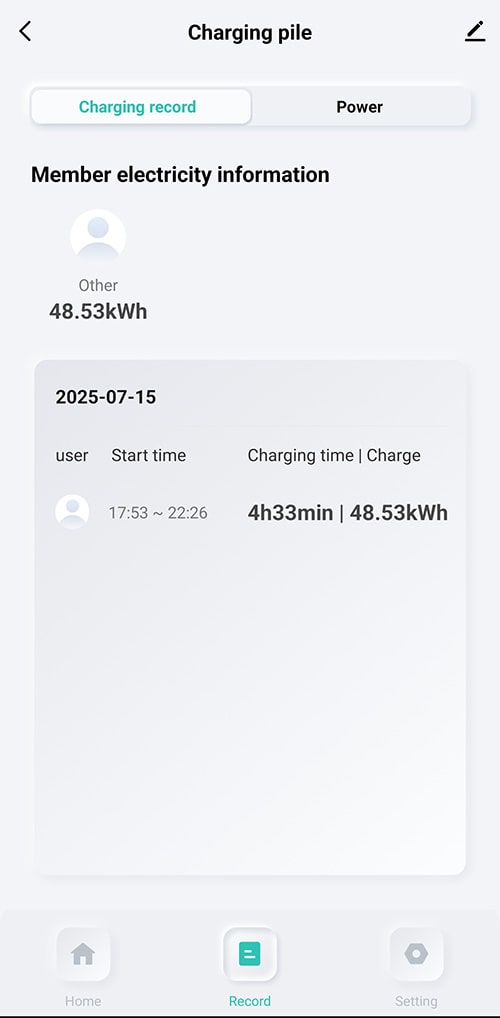 4-EVMOTIONS Delta Smart Wallbox Type2 22kw Wi-Fi Elektromos autó fali töltőállomás