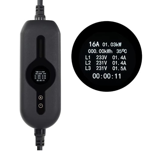 2-EVMOTIONS Epsilon EVSE Type2 (3x16A) Elektromos autó mobil töltőállomás