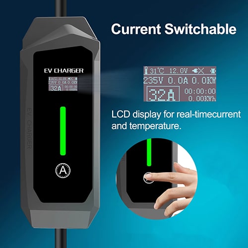 2-EVMOTIONS Lambda EVSE Type2 (max. 16A) Elektromos autó mobil töltőállomás